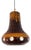 Brown Glazed Ceramic Pendant Light, Germany, 1970s For Sale