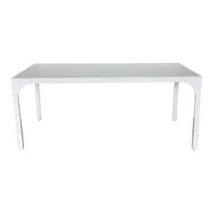 Aqua Virgo Dining Table in White Lacquer
