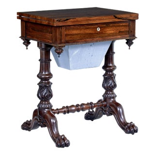 19th Century William IV Flip Top Side Table, 1830 For Sale
