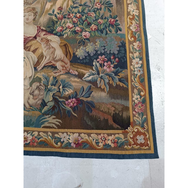 19th Century French Aubusson Tapestry For Sale - Image 9 of 10