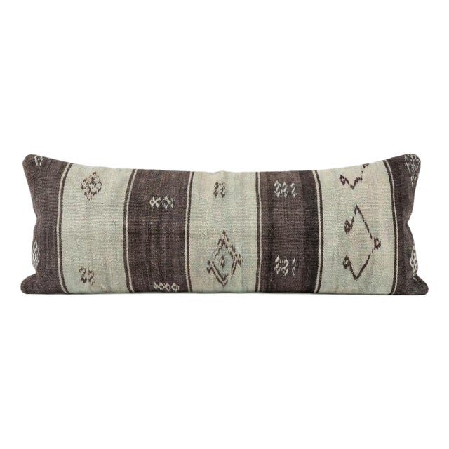 Anatolian Bedding Kilim Pillow Cover 16'' X 45'' For Sale