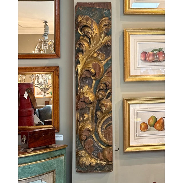 Spanish Baroque Carved and Gilt Architectural Element, Circa 1790 For Sale - Image 4 of 4