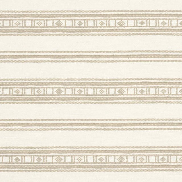 SAMPLE - Schumacher Buena Vista Fabric In Wheat For Sale