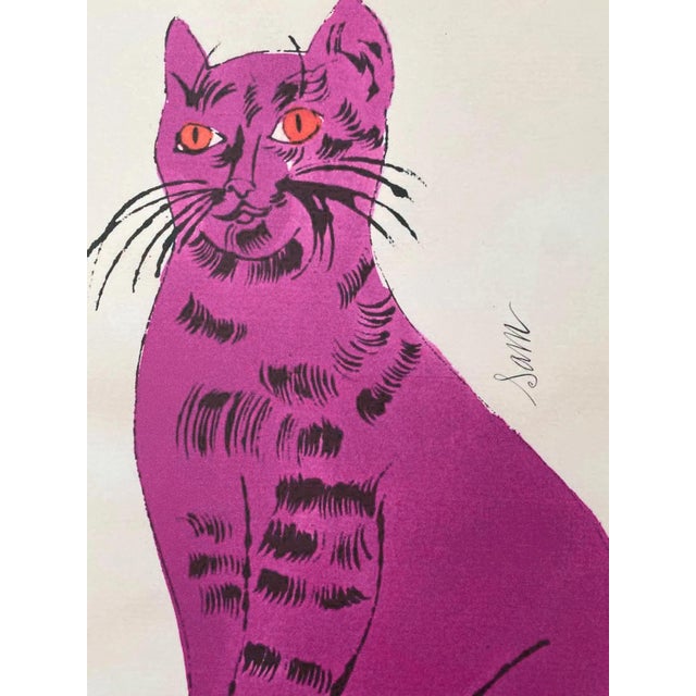 Mid-Century Modern After Andy Warhol, Sam , 1980s, Lithograph For Sale - Image 3 of 9