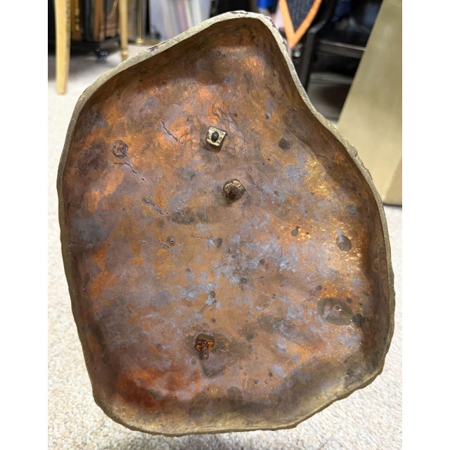 Early 20th Century Charlotte Monginot Girl W Flowers Bronze Sculpture For Sale - Image 10 of 12