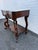 Antique American Rococo Revival Style Flame Mahogany Marble Top Console Table. For Sale - Image 9 of 16