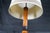 Antique Art Deco Swedish Grace Period Ebonized Burl Wood Floor Lamp 69" For Sale - Image 10 of 17