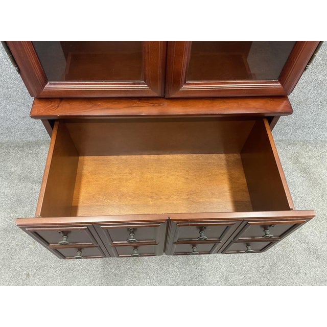 Vintage Bombay Company Apothecary Cabinet For Sale - Image 4 of 8