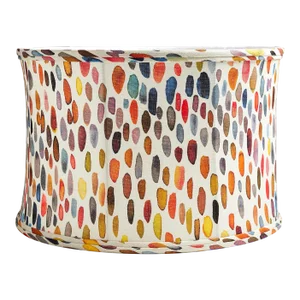 The House of Scalamandré Jamboree Drum Shade, Blues Multi