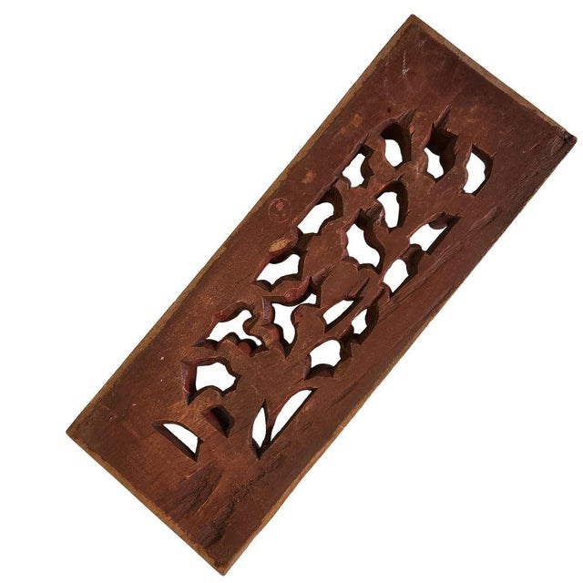 Wood Pair of Wood, Gilt, & Mica ChinesePanels For Sale - Image 7 of 7