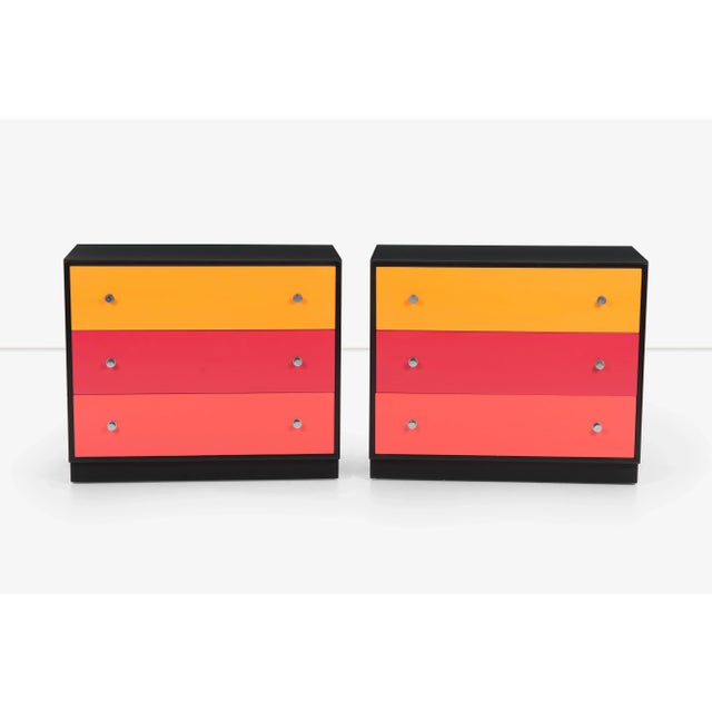 Alexander Girard Pair of Dressers in the Style of Alexander Girard For Sale - Image 4 of 13