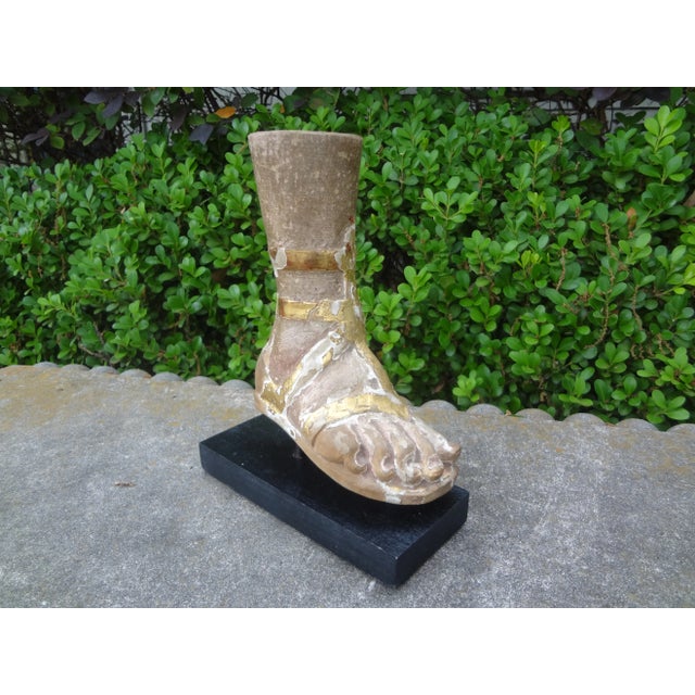 Baroque 19th Century Italian Carved Wood Santo Foot For Sale - Image 3 of 10