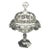 19th Century English Crystal Lidded Coupe For Sale