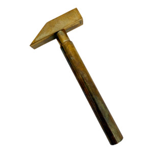 1970s Modernist Italian Brass Hammer Corkscrew, Bonwit Teller