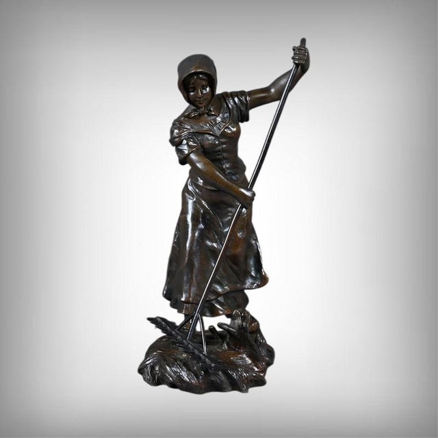 Grisard, The Haymaker, 1930, Bronze For Sale - Image 18 of 18