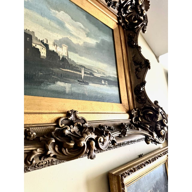 Signed Original Philip Hugh Padwick Oil on Board in Extraordinary Period Frame For Sale - Image 12 of 12