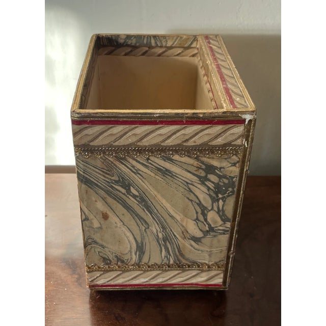 Vintage Shadow Box Diorama of a Georgian Garden With Layered Paper Cut Outs for Desk Stationery For Sale - Image 12 of 12