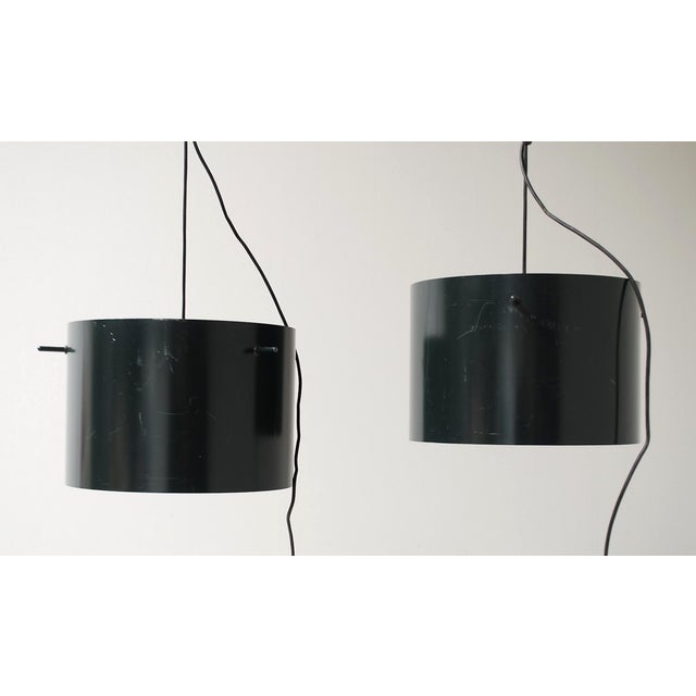 FM1954 Pendants by Friis and Moltke for Lampas, 1970s, Set of 2 For Sale - Image 4 of 4
