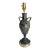 Single Bronze Empire Satyr Head Table Lamp For Sale