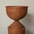 Boho Chic Pair of Vintage Woven Wicker Column Pedestals & Hourglass Urn Planters For Sale - Image 3 of 12