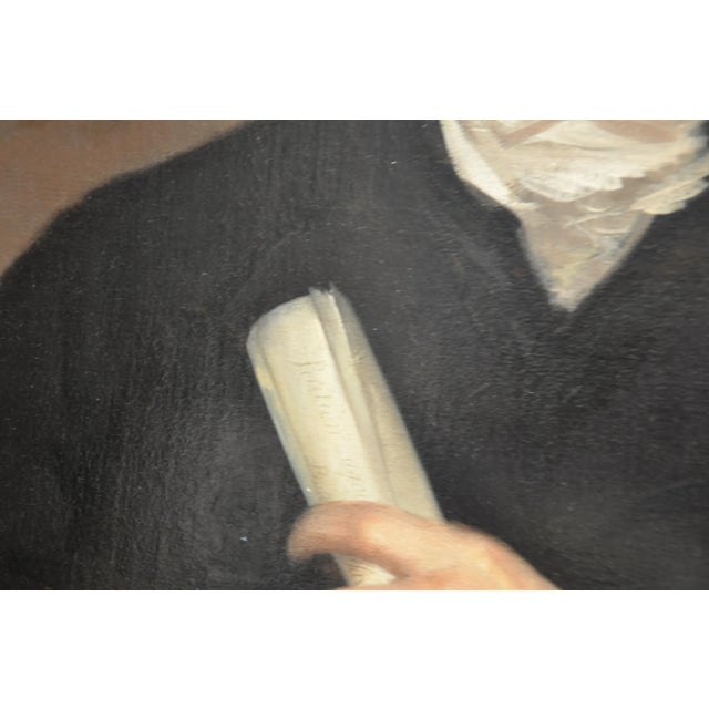 Early 18th Century Period Portrait of a Handsome American Gentleman For Sale - Image 5 of 8