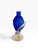 1980s Signed Marino Santi Murano Blue Glass Vase For Sale - Image 15 of 15