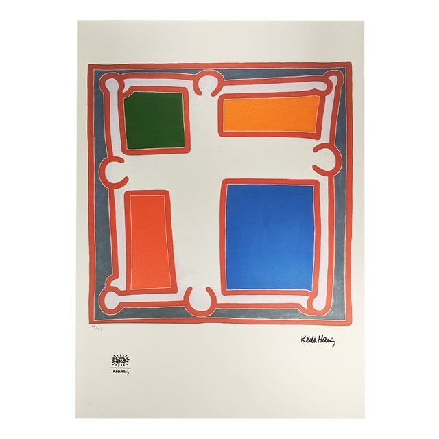 After Keith Haring, Composition, 1990s, Lithograph For Sale