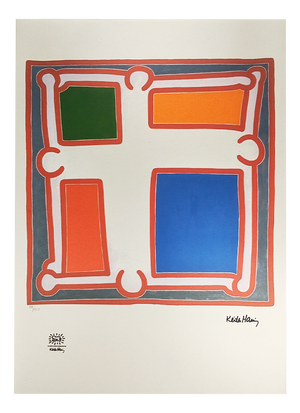 After Keith Haring, Composition, 1990s, Lithograph