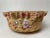 Large multilayer opaline glass bowl with Napoleon III period enamel decoration in very good condition.