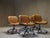 Mid-Century Modern Office Chairs attributed to MIM Roma, 1958, Set of 5 For Sale - Image 3 of 9