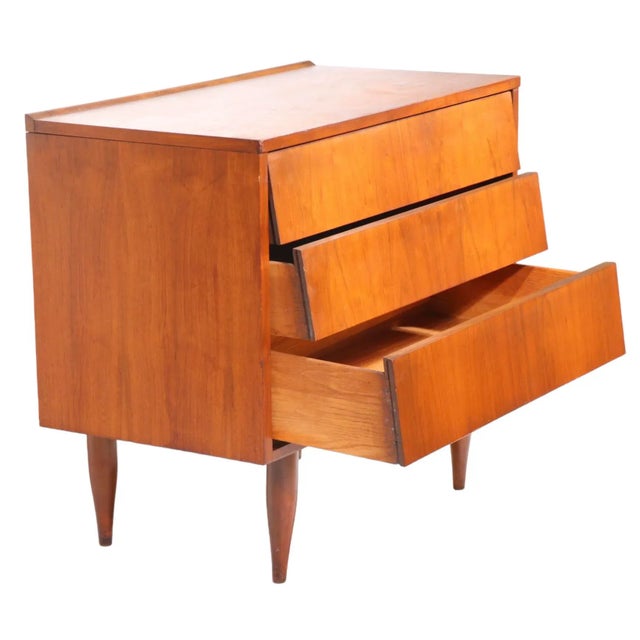 Mid Century Three Louvered Drawer Dresser by Ward Furniture Company C