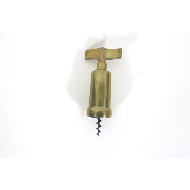 Vintage, Italian heavy, solid brass corkscrew. Perfect for the wine lover in your life or to style your bar cart. The...
