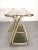 1980s Sculptural Brass Tube Bar Cart by Morex of Italy For Sale - Image 5 of 7