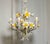Large Italian Metal Lely Chandelier, 1960s For Sale - Image 6 of 8