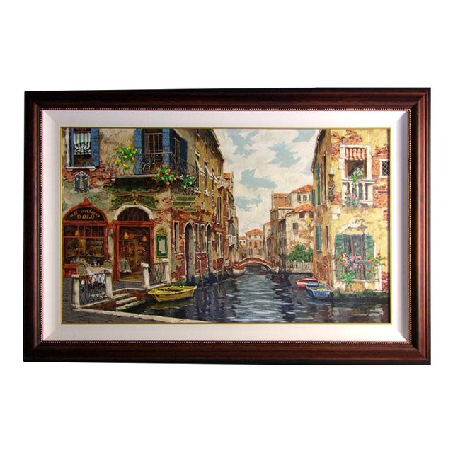 Viktor Shvaiko "Dream of Venice" Hand Signed With Custom Frame For Sale