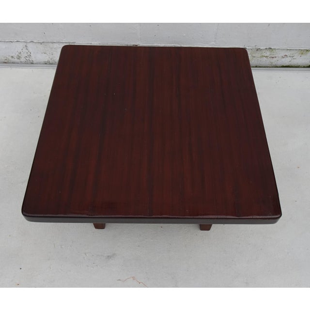 Minimalist Bamboo Side Table in the style of Axel Vervoordt, 1970s For Sale - Image 9 of 18