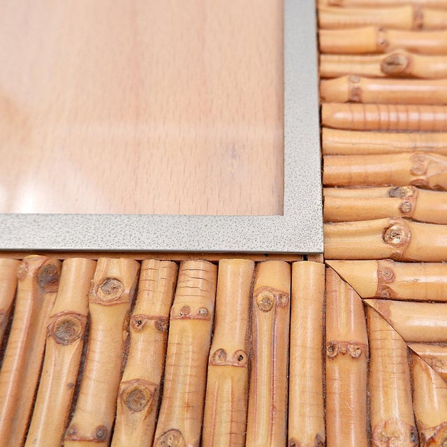 Vintage Bamboo Photo Frame, 1970s For Sale - Image 3 of 15