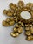 Mid 20th Century Mid 20th Century Petite 10" Italian Giltwood Sunburst Wall Mirror For Sale - Image 5 of 18