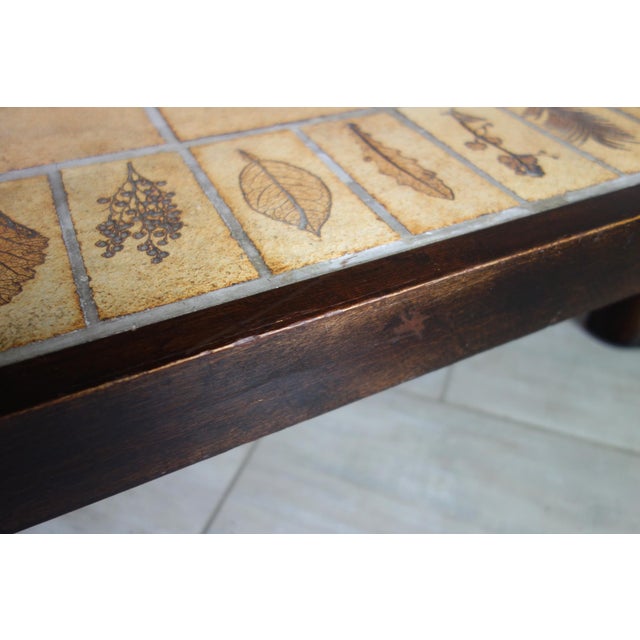 Herbier Coffee Table by Roger Capron for Vallauris, 1970s For Sale - Image 13 of 15