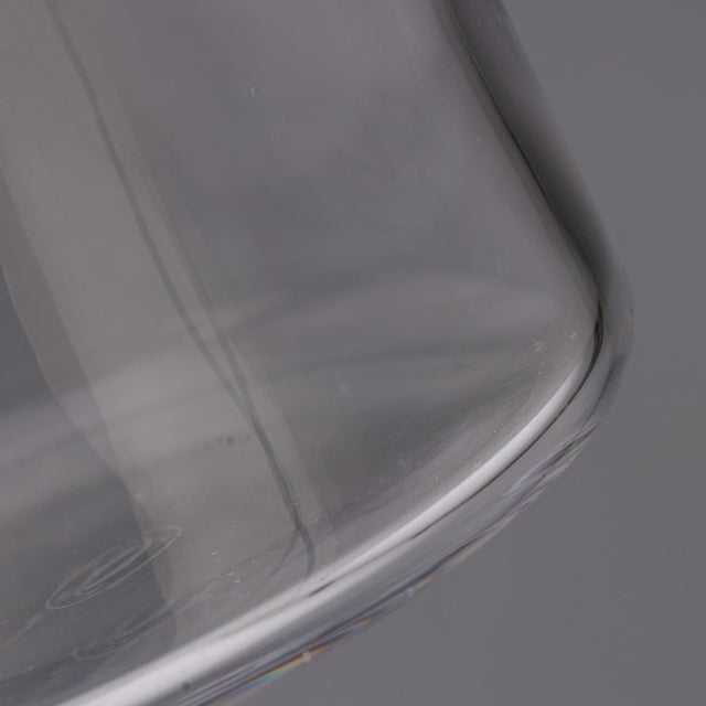 1990s French Silver-Mounted Glass Ice Buckets & Champagne Cooler by Cartier, 1990s, Set of 3 For Sale - Image 5 of 11