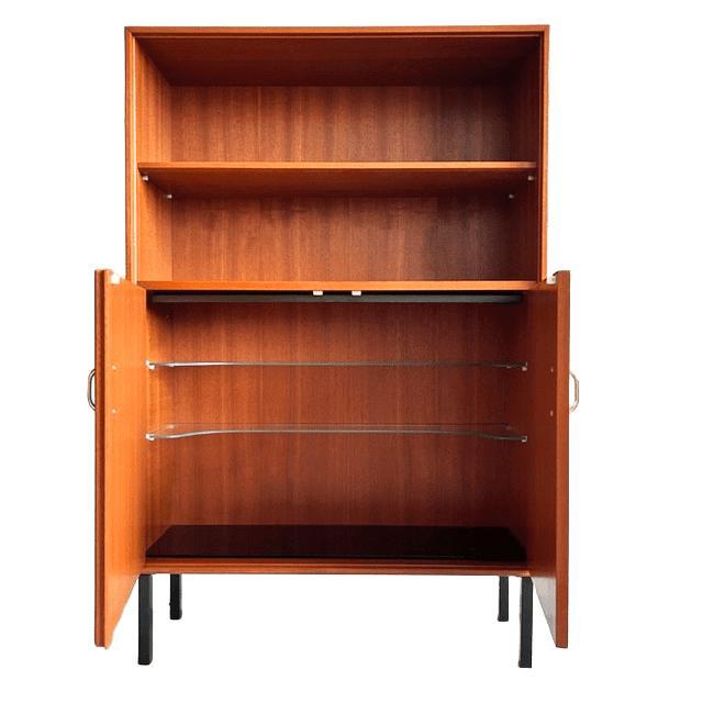 Mid-Century Danish Teak Bar Cabinet, 1960s For Sale - Image 6 of 12