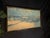 Stone Gray Mid 19th Century Large Framed Winter Countryside Landscape Wall Art, 50” X 27” For Sale - Image 8 of 8