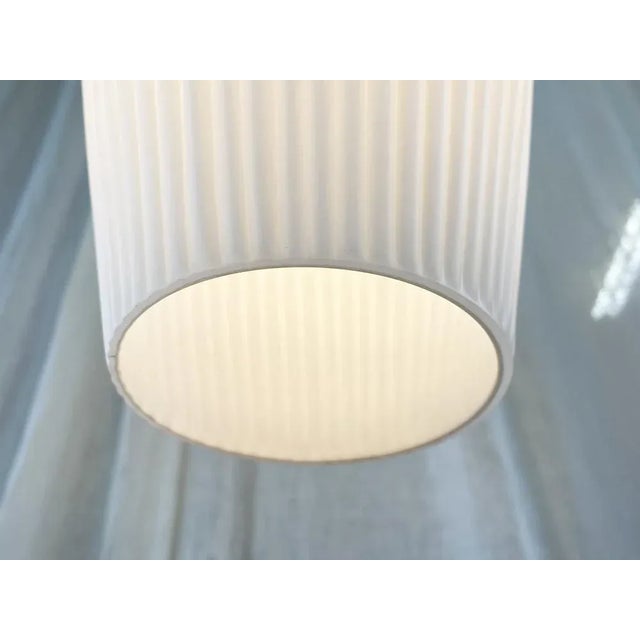 White Vintage Opal Glass Pendant Lamp by Aloys F. Gangkofner for Peill & Putzler, 1950s For Sale - Image 8 of 13