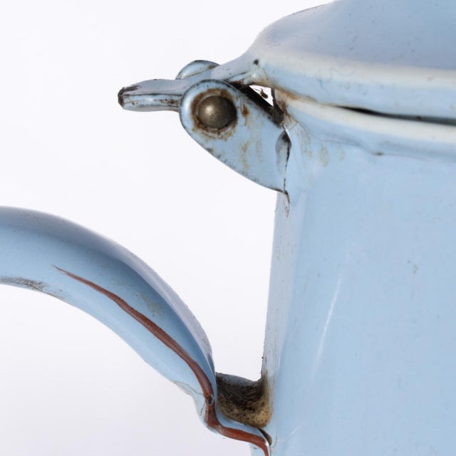 Vintage European Enamel Coffee Pot For Sale - Image 11 of 11