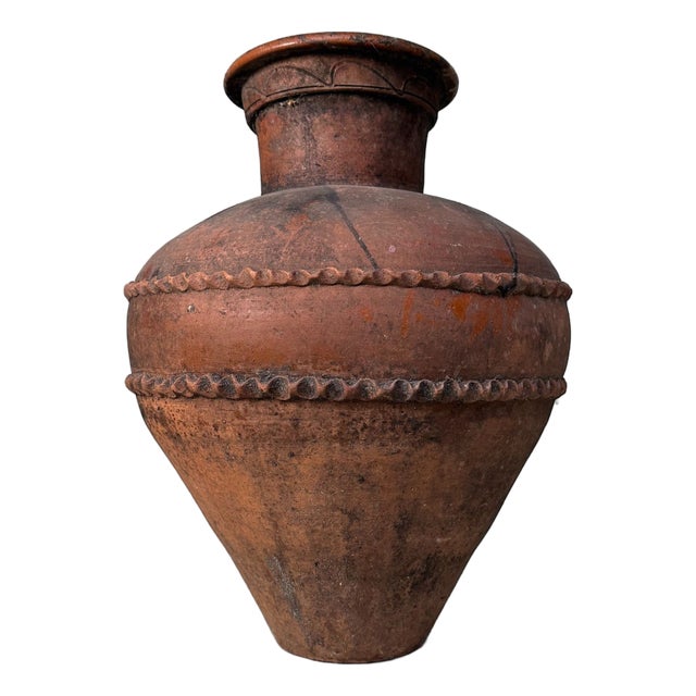 Antique Terracotta Jar, 1890s For Sale