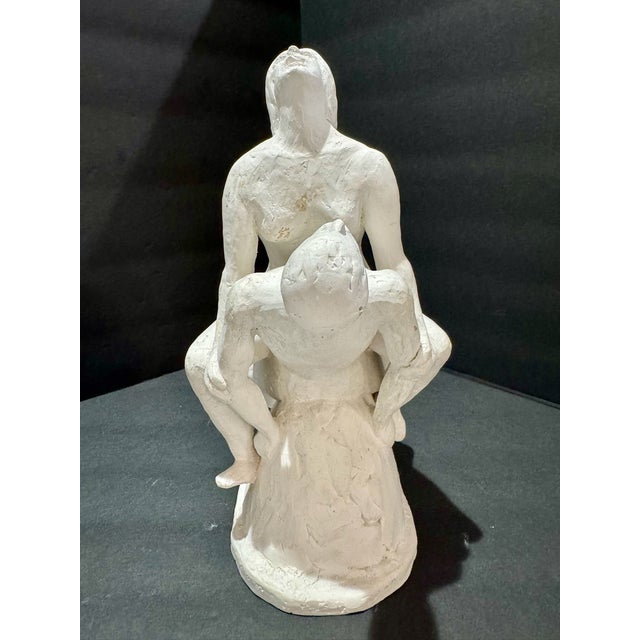 1960s Larry Mohr Plaster Erotic Lovers Sculpture Signed From Artist Estate For Sale - Image 4 of 8