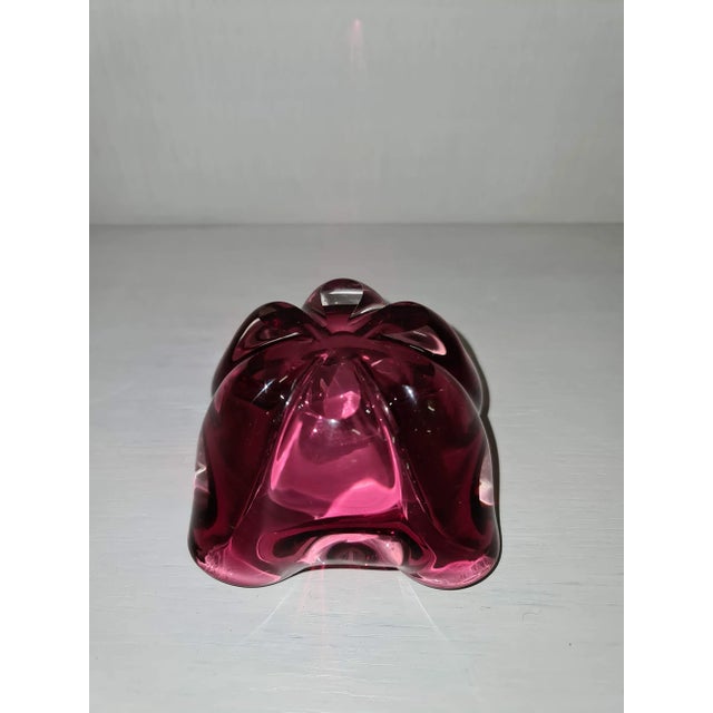 Mid-Century Modern Mid-Century Pink Murano Glass Bowl For Sale - Image 3 of 8