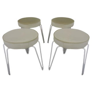 Mid-Century Hairpin Stools, 1960s, Set of 4 For Sale
