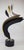 Black Vintage Curtis Jere Triple Spiral Ribbon Flame Metal Sculpture Signed 1996 For Sale - Image 8 of 18