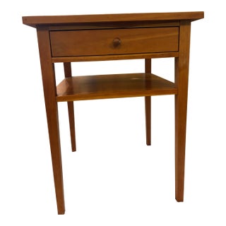 Vintage Harden Solid Cherry One-Drawer Side Table For Sale